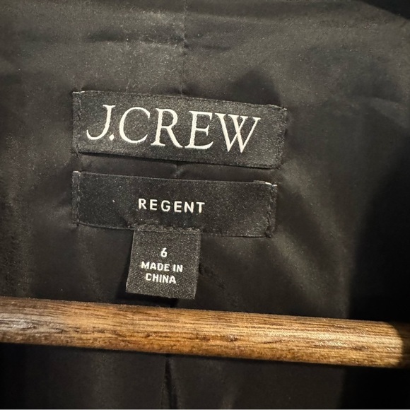 J. Crew Regent Women's One Button Blazer Workwear Timeless Classic 6 - Picture 3 of 6